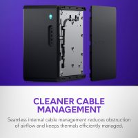 Alienware Aurora Gaming Desktop ACT1250 - Intel Core Ultra 7 265KF Processor, Liquid Cooled, NVIDIA GeForce RTX 5070, 32GB DDR5 RAM, 2TB SSD, 1000W Platinum Rated PSU, Win 11 Home - Clear Panel - Image 6