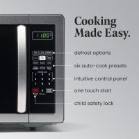 Farberware FMWO11AHTBKB 1.1 Cu. Ft. Stainless Steel Countertop Microwave Oven - Image 3