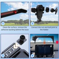 Car Phone Mount for Toyota RAV4 2019 2020-2023 2024 2025 Accessories 7/8-Inch Screen 360° Rotation Smart Phone Cradles Auto Lock Cell Phone Holder Not Affect Air Vent (Not Fit 9/10.5 inch) - Image 8