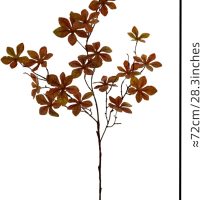 NuT's 3pcs Artificial Eucalyptus Leaves, Greenery,Home Decor Flowers, Silk Flowers, Fake Flowers for Coffee Table, Living Room,Dining Table, Autumn Spring Winter (3pcs Brown) - Image 8
