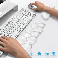 Gel Cloud Keyboard and Mouse Wrist Rest, Cute Wrist Support and Arm Support Keyboard Rest for Keyboard and Mouse Typing Pain Relief，Suitable for Office/Computer/Laptop/Gaming（White） - Image 6