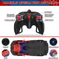 BLUEJAY Transform Rc Cars for Boys 4-7 8-12, 2.4Ghz Remote Control Car 1:18 Scale Transforming Robot, One-Button Deformation 360° Rotation Car Toy Gifts for Boys 3-5 - Image 5