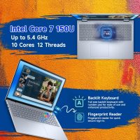 Dell Inspiron 16 Touchscreen Laptop - 16" FHD+ Display, Intel 10-Core 7 150U, 64GB RAM, 2TB SSD, Windows 11 Pro, Fingerprint Reader, Backlit KB, AI Copilot - Image 7