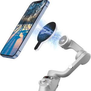 for DJI Magnetic Phone Holder Clamp - for Magsafe DJI Osmo Mobile 7P 7 SE 6 5 4 Adapter Magnets Clip Clamp Quick-Release Mount OM Gimbal Stabilizer Accessories