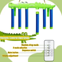 Reflex Challenge Game with Remote Control, 3 Adjustable Speed Modes Stick Drop Reflex Challenge Game, Hand Eye Coordination Training Toy, Drop Stick Game for Kids & Adults (Blue) - Image 2