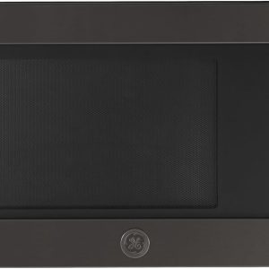 GE GCST16S1WTS Microwave Oven, 1,150-watt 8 Auto Cooking Settings, Child-Lock Technology, Kitchen Essentials for The Countertop, Dorm Room or Apartment, 1.6 Cu. Ft, Black Stainless