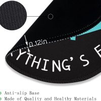 Dumpster on Fire Round Mouse Pad 8.6 x 8.6 Inch, Cute Funny Mousepad for Laptop Gaming, Stitched Edge Non-Slip Rubber Base, Home Office Decor Desk Accessories, It's Fine I`m Fine Everything is Fine - Image 6