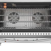 KoolMore 32 in. Commercial Countertop Convection Oven, Holds Full Size Pans, 4 Racks and 3500W of Power, 240V in Stainless-Steel, ETL Listed for Safety and Sanitation (KM-CTCO-44) - Image 6