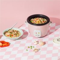 Aroma Housewares 4-Cups (Cooked) / 1Qt. Rice & Grain Cooker (ARC-302NGP), Pink - Image 2