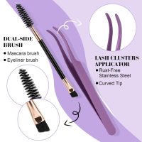 B&Q Lash Clusters Kit 280PCS Eyelash Clusters Kit,30D 40D D 9-16MIX Individual Lash Comfortable Eyelash Extension Set, Classic Look with Bond and Seal Waterproof, Remover DIY at Home(Set,30D+40D) - Image 6