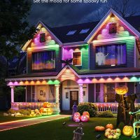 Govee Permanent Outdoor Lights Pro, 200ft with 120 RGBIC LED Lights for Daily and Accent Lighting, 75 Scene Modes for Outdoor Decor, IP67 Waterproof, Works with Alexa, Google Assistant, Matter, White - Image 2