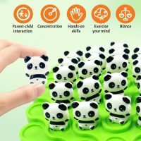 Panda Balance Game Toys,Balance Game Tree Two-Player Parent-Child Interactive Family Tabletop Puzzle Montessori Toy,Frogs Board for Kids and Adults (Panda) - Image 4