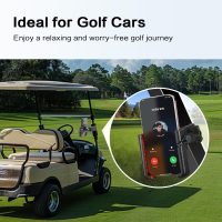 Golf Cart Phone Holder[Big Phones Friendly], Rotatable Universal Phone Mount Holder Compatible with iPhone/Samsung/Pixel and Smartphones, Golf Cart Accessories for EZGO Club Car Yamaha - Image 6