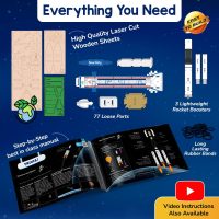Smartivity Rocket Launcher Kit for Kids 6, 7, 8, 9, 10, 11, 12 Years Old | Build Your Own Rocket and Launcher | Birthday Gifts for Boys & Girls | DIY STEM Science Toy for Kids 6-12 Years - Image 5