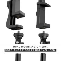 Universal Phone Tripod Mount Adapter with Ｗireless Camera Remote , Cell Phone Holder with Adjustable Clamp for Selfie Stick Monopod Compatible with iPhone, Samsung and so on , Wrist Strap Included - Image 8