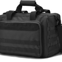 Tactical Gun Range Bag Deluxe Pistol Shooting Range Duffle Bags - Image 2