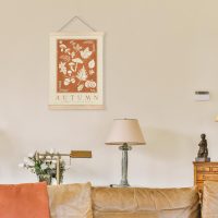 LUVADIAN Fall Wall Decor, Autumn Decor Poster, Neutral Autumn Poster Hanger Frame, Fall Wall Art Posters, Falsl Decorations for Home, Farmhouse Falls Decorations, 12x16 Inches - Image 2