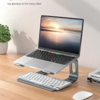 Nulaxy C3 Fully Aluminum Detachable Laptop Stand, Ergonomic Computer Riser for Desk, Ventilated Cooling & Anti-Slip Design Notebook Stand Compatible with All 10-16" MacBook/Dell XPS/HP/Lenovo, (Gray) - Image 7