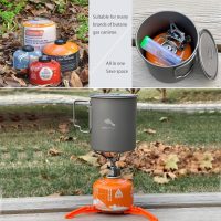 BRS Stove BRS 3000T Stove Titanium Ultralight Backpacking Stove Portable Propane Camping Stove Gas Burner Camp Stove only 26g with Extra O Ring (BRS-3000T Stove) - Image 7