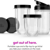 Magic Bullet Blender, Small, Silver, 11 Piece Set - Image 4