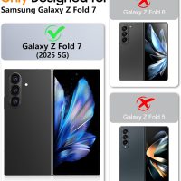 SPIDERCASE Only Designed for Samsung Galaxy Z Fold 7 Case,Built-in [Screen Protector] [Hinge Protection] [Kickstand] Full Body Protective Phone Case for Galaxy Z Fold 7 - Black - Image 2