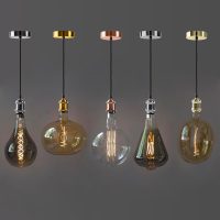 Vintage Mini Pendant Light Kit - UL E26 Lamp Socket - Industrial Edison Retro Ceiling Hanging Pendant Fixture - DIY Chandelier Decor Kit Adjustable Woven Pendant Light Cord (Copper) - Image 8