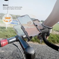 Bike Phone Mount for Electric, Mountain, Scooter, and Dirt Bikes -360°rotatable Bike Phone Holder- Bike Phone Holder Suitable for Smartphones from 4.0-7.0 inches. - Image 6