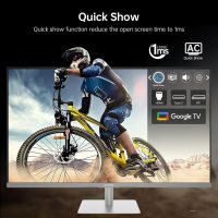 KTC 32 Inch 4K Smart Monitor with Google TV System UHD 3440x2560P Hey Google Voice Remote Netflix Licensed Dolby Audio HDR KVM Technology WiFi Bluetooth 65W PD Type C Fast Charger VESA Support - Image 5