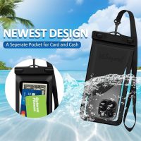 Waterproof Phone Case, with Inside Card Bag, Waterproof Phone Pouch for iPhone, Cell Phone Dry Bag for Cruise Travel Vacation Accessories Large Phone Holder, 2 Pack-Black - Image 3