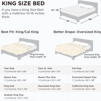 Bedsure Comforter Duvet Insert - Quilted Comforters King Size, All Season Duvet, GentleSoft Down Alternative Bedding, with 8 Tabs, Gifts for Women/Men, White, King 90 x 102 Inches - Image 6