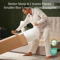 Seventable Full Size Mattress, 8 Inch Cooling Gel Memory Foam Mattress in a Box, Medium Firm, Fiberglass Free, Pressure Relief & Breathable, CertiPUR-US Certified, White - Image 7