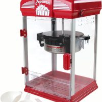 West Bend Stir Crazy Movie Theater Popcorn Popper, Gourmet Popcorn Maker Machine with Nonstick Popcorn Kettle, Measuring Tool and Popcorn Scoop for Popcorn Machine, 4-Qt., Red - Image 8