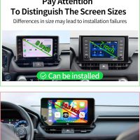 MaserWeller Car Phone Holder for Toyota RAV4 2019-2025 Accessories 7/8-Inch Screen Fixed Clip, 360° Rotation Smart Phone Mount Compatible with MagSafe, Cell Phone Holder That Does Not Affect Air Vent - Image 3