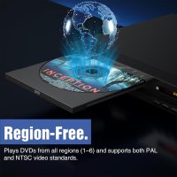 FlexaPlay Region-Free HDMI DVD Player for TV – 1080p Upscaling, USB Port, DVD/CD/MP3 Multi-Format Playback – Ultra-Compact Mini Design, Includes HDMI/RCA Cables, Remote Control - Image 3
