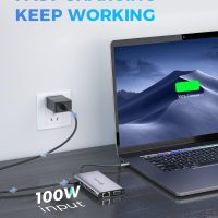 USB C Docking Station Dual Monitor, UtechSmart 11 in 1 USB C Hub Triple Display, Laptop Dock with 2 HDMI, Ethernet, VGA, 100W PD, SD/TF Card Slot, 4USB for MacBook Dell HP Surface Lenovo ASUS - Image 5