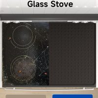 Silicone Stove Top Cover for Electric Stove, Glass Stove Top Protector, Stovetop Cover Mat for Cooktop, Flat Range Cover, Oven Top Protector, Coffee Bar Mat, 28 x 20 in, Black - Image 5