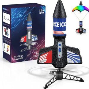 Rocket Launcher, 200 Feet of Flight Altitude, Model Rocket Kits with Launch Set, Ultra-high Flying Rocket, Rocket Toy, Outdoor Toys for Ages 8-13, Birthday Gift for Kids Boys & Girls