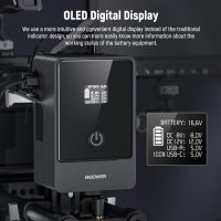 NEEWER PS099E Mini V Mount Battery, 6800mAh 99Wh 14.5V Mini V Lock Battery with D Tap Cable/BP/65W PD Type C/USB A/Dual DC/OLED Display for Video Camera Camcorder, Compatible with SmallRig BMPCC 4K 6K - Image 7