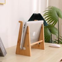 Wooden Laptop Stand Vertical Laptop for 13-18.6in Bamboo Stand for Desk,Laptop Stand Compatible with MacBook Air Pro/Dell XPS/Surface pro/HP/Pixelbook/Lenovo,More Laptops - Image 7