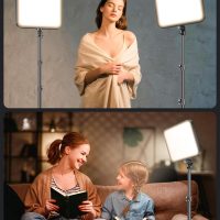 Torjim LED Video Light Kit | 24W, 3000-6500K Dimmable | 5 Lighting Modes | Studio Lights with Tripod Stand, Phone Holder & Wireless Remote | Professional Photography Lighting for Video Recording - Image 8