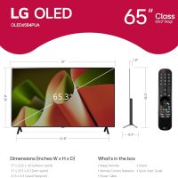LG 65-Inch Class OLED B4 Series Smart TV 4K Processor Flat Screen with Magic Remote AI-Powered with Alexa Built-in (OLED65B4PUA, 2024) - Image 2