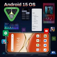 OUKITEL WP55 Pro 5G Rugged Smartphone Unlocked Android 15, 48GB+512GB/TF 2TB CellPhones, 11000mAh(33W) Battery, 6.6" FHD+120HZ Display, 108MP Camera, 5G Dual SIM Phone, NFC/GPS/OTG/IP68/IP69K - Image 2