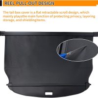 Cargo Cover Compatible with 2016-2022 Honda HRV HR-V Accessories Retractable Trunk Cover Shielding Shade Cargo Luggage Tonneau Cover - Image 5