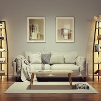Furnulem 5 Tier Corner Shelf with LED Light, 67.2” Tall Standing Shelf for Wall Corner, Narrow Bookshelf Ladder Shelf for Bedroom, Living Room, Plant, Wood Storage Rack, Metal Frame (Rustic Brown) - Image 5