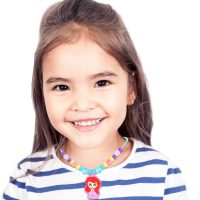 Disney Princess Necklace Activity Case – Jewelry Making Kit with Beads, Charms & Strings – Create Custom Princess Necklaces – Craft Gift for Girls Ages 3+ – Portable Storage Case Included - Image 8