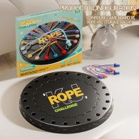 Rope Untangling Puzzle Game, Educational Strategy Board Game for Kids & Adults, Family Travel Party Games with Multi-Level Challenges, Gifts for All Ages(Large) - Image 7