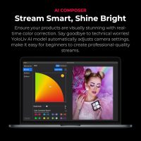 YOLOLIV YoloCam S7, 4K60 Live Streaming Camera with Interchangeable Lens, ToF AutoFocus, MFT Mount, HDMI Out & USB Out(Camera Only) - Image 6