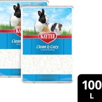Kaytee Clean & Cozy White Paper Bedding, Made for Small Animals, 100 Liters, Pack of 2 - Image 9