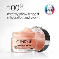 Clinique Moisture Surge 100H Auto-Replenishing Hydrator Oil Free Face Moisturizer | With Hyaluronic Acid, Aloe Bioferment and Vitamins C + E | For All Skin Types | Hydrating + Moisturizing - Image 2