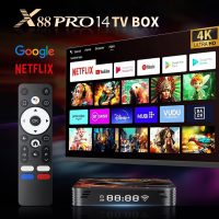 Android 14 TV Box, 2025 Android TV Box 14.0 Quad Core CPU 4K Ultra HD 2GB RAM 16GB ROM Support Wi-Fi6 2.4G /5G Dual-Band Ethernet Bluetooth 5.0 USB3.0 DLNA Smart TV Boxes - Image 2